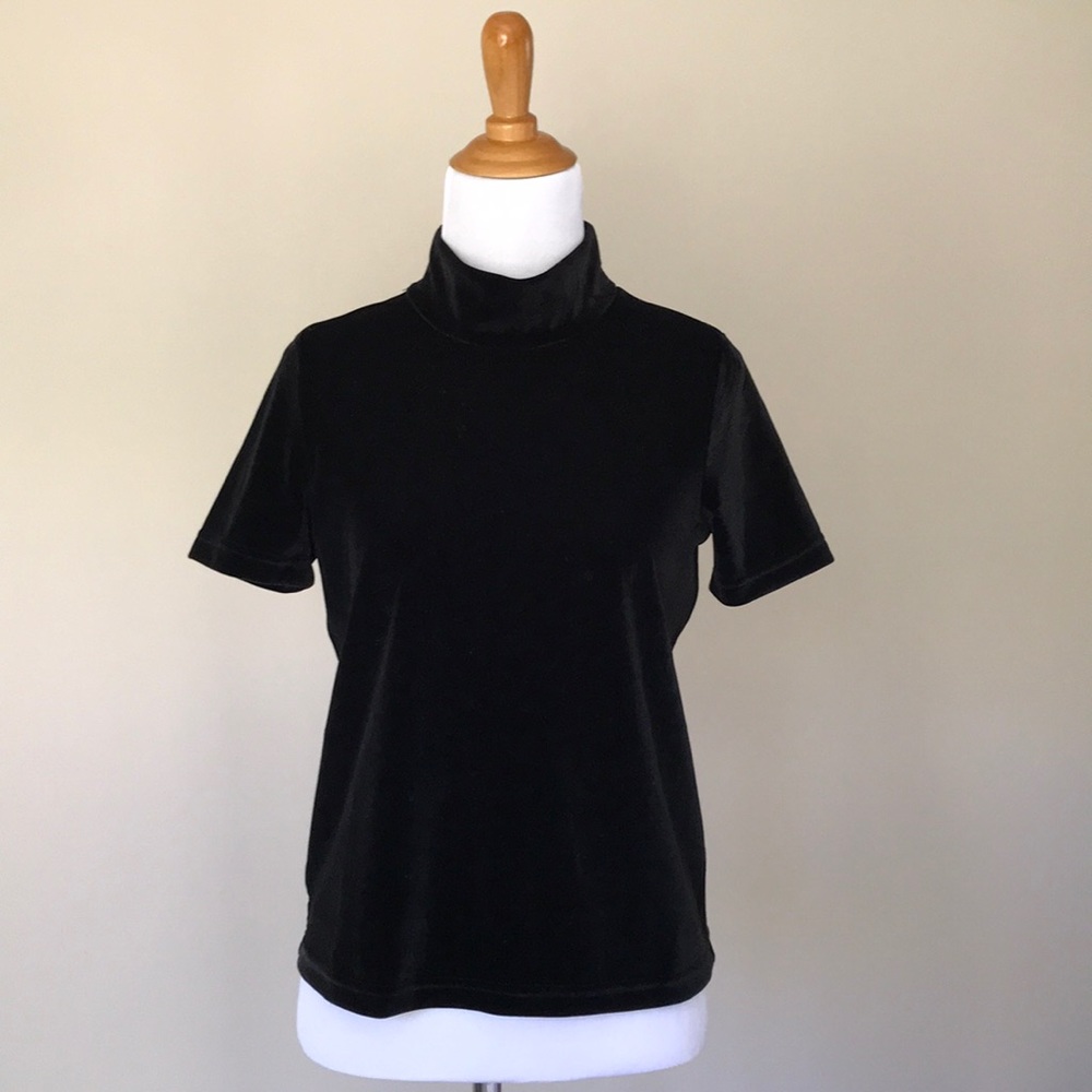 NWT Madewell Velour Mock Neck Top